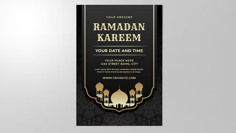 فایل پوستر بروشور ماه رمضان | اشتراک انواتو المنت